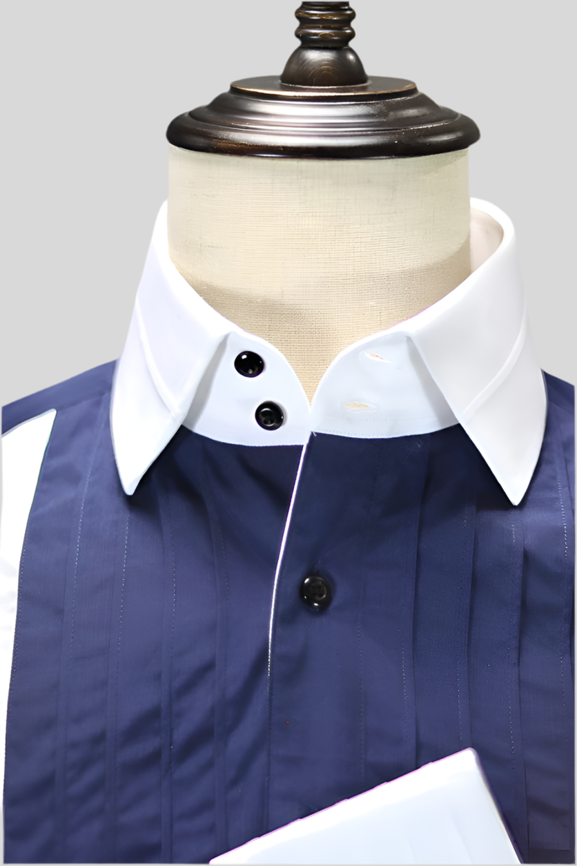Dennard Pleated French Shirt