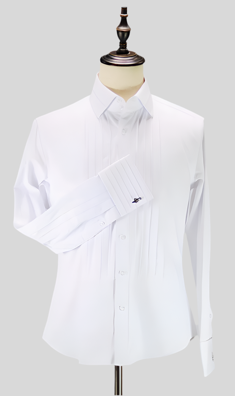 Dennard Pleated French Shirt