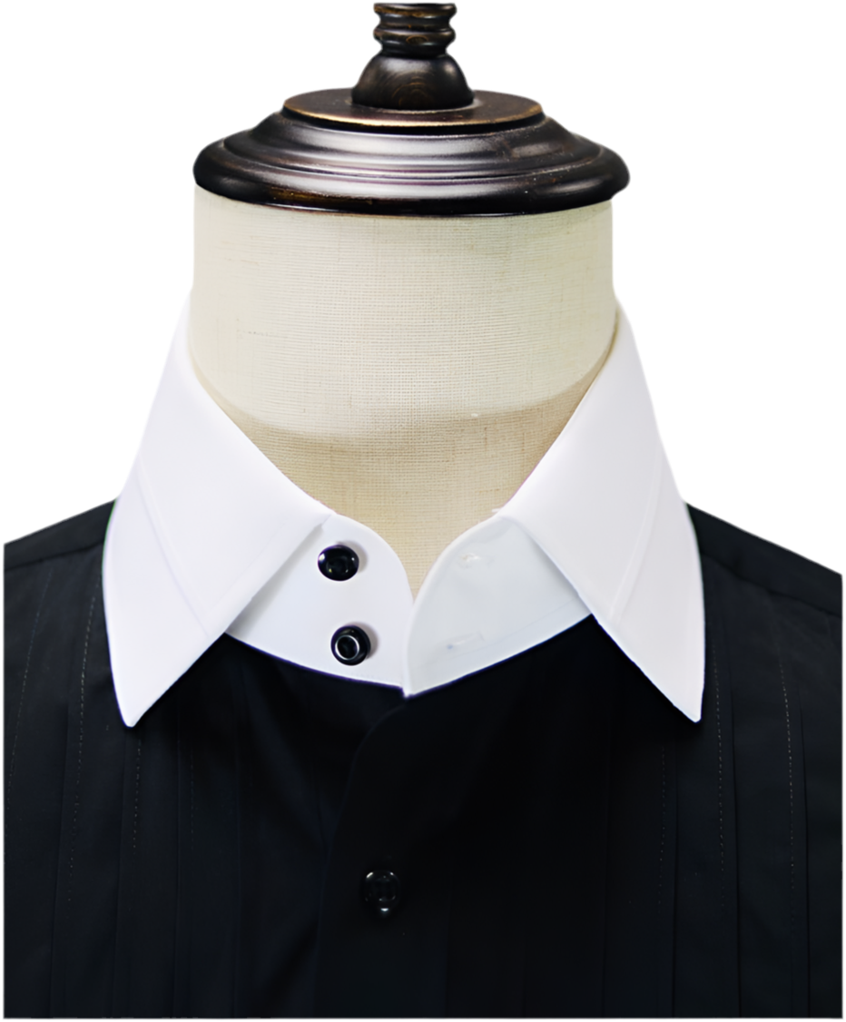 Dennard Two-Tone Pleated Shirt