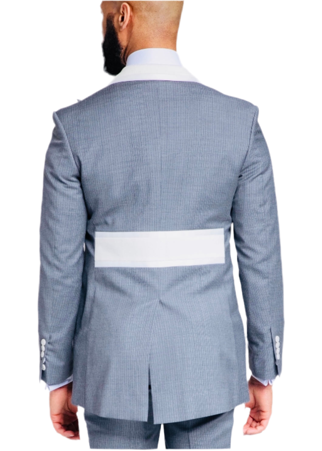 Grey Pinstripe Tux