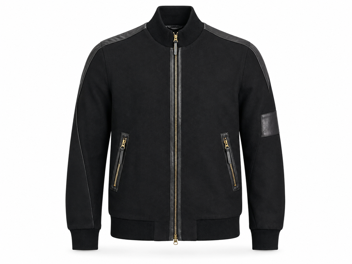 ADJ Bomber Jacket-Black
