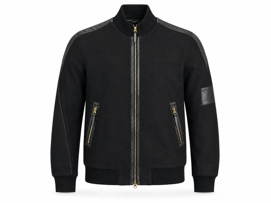 ADJ Bomber Jacket-Black