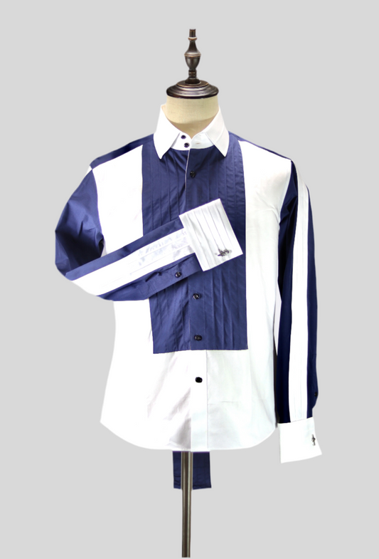 Dennard Pleated French Shirt