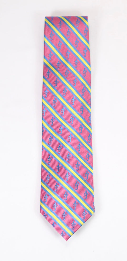 Pink Multi Stripe Tie