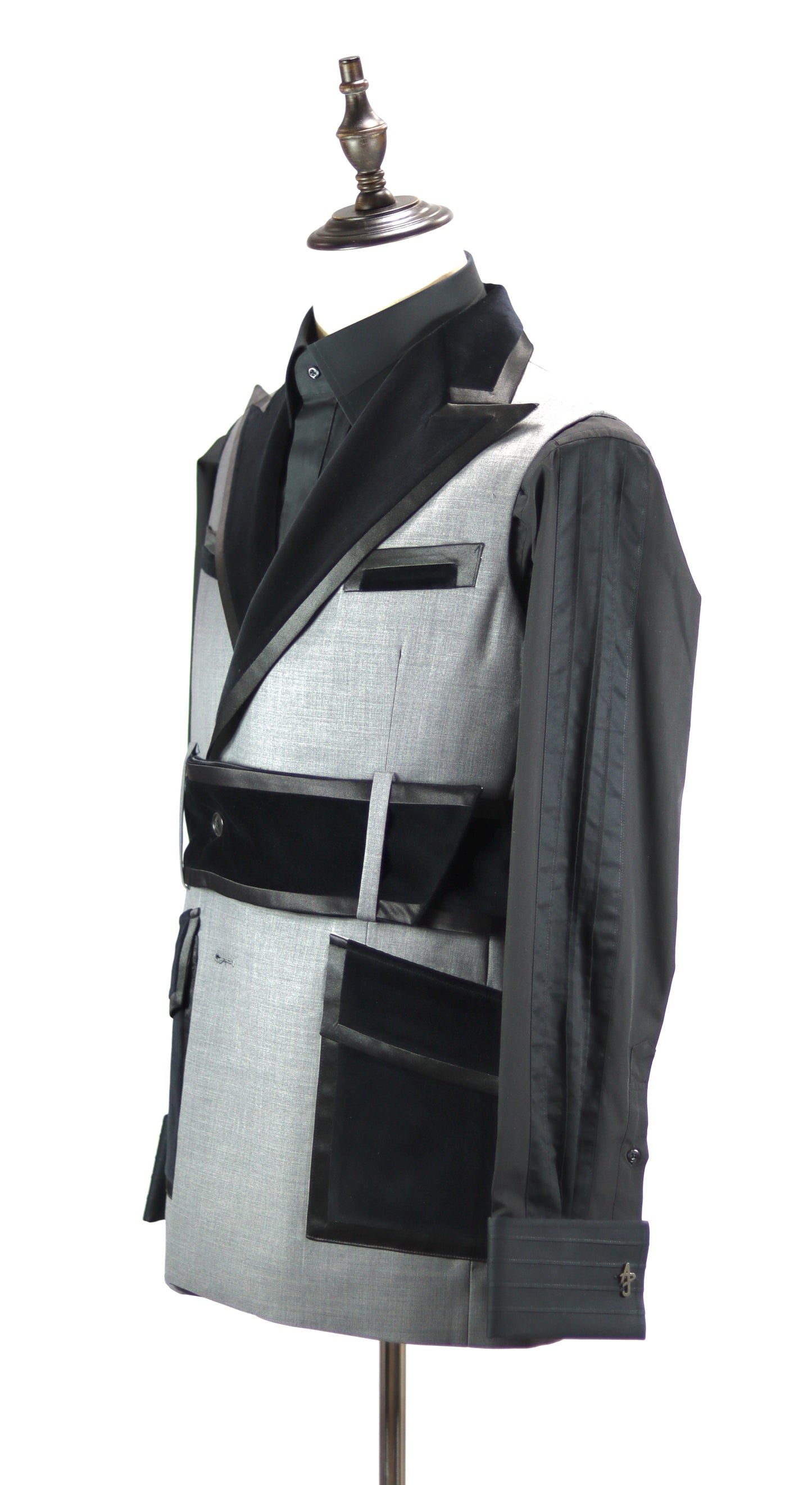 Grey Sleeveless Jacket